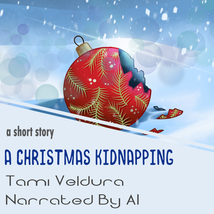 Audiobook cover art, A Christmas Kinapping