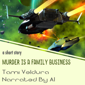 audiobook cover, Murder Is A Family Business