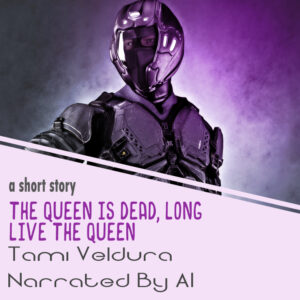 Audiobook Cover, The Queen Is Dead, Long Live The Queen